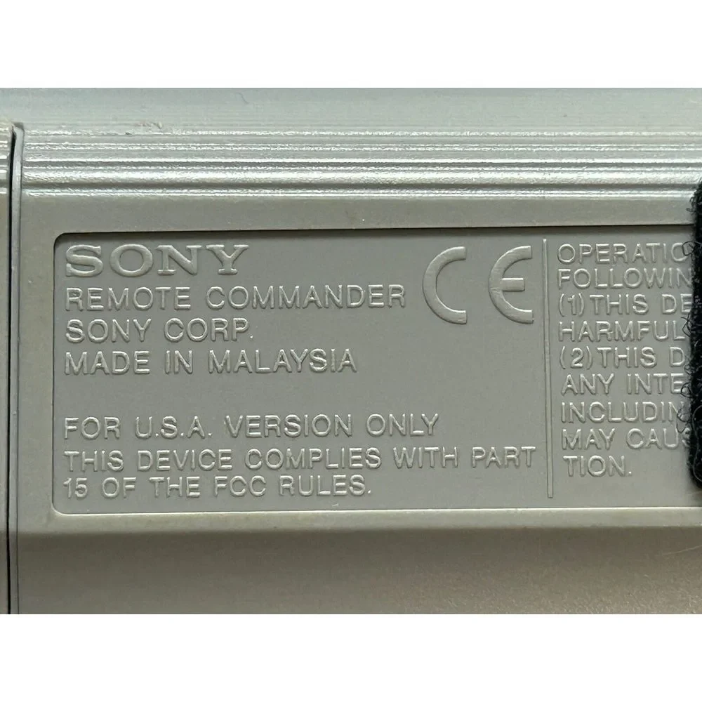 SONY (RM-AV3000) Integrated 18 Component‎ Universal Remote Commander Works